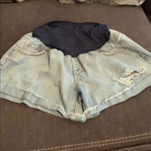 Jessica Simpson Maternity Jean shorts size XL